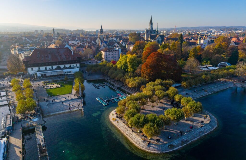 Konstanz-Bodensee-Herbst-Konzil-Stadtgarten-Muenster-Altstadt-Luftbild-EXCURSIO_Copyright_MTK-Achim-Mende